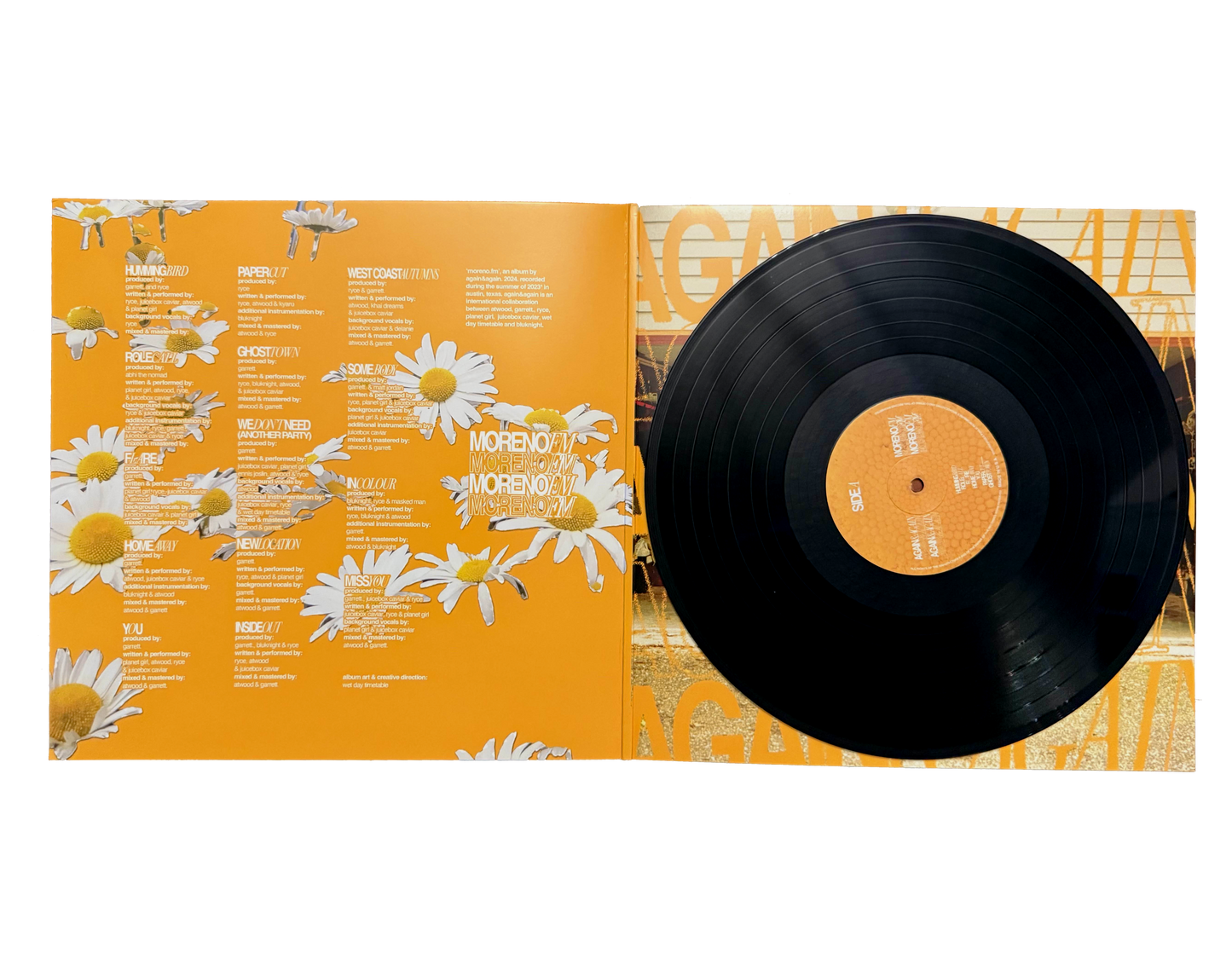 moreno fm. vinyl + poster bundle